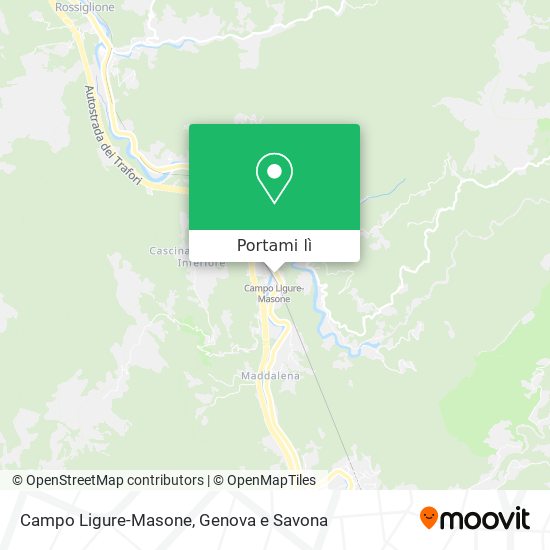 Mappa Campo Ligure-Masone