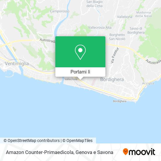 Mappa Amazon Counter-Primaedicola