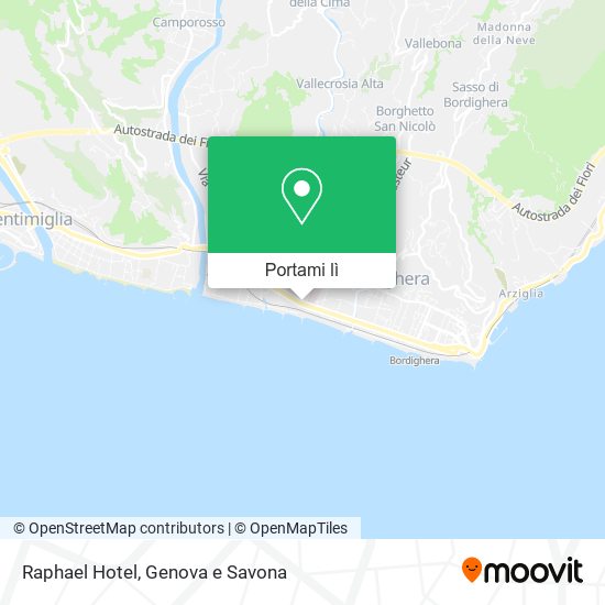 Mappa Raphael Hotel