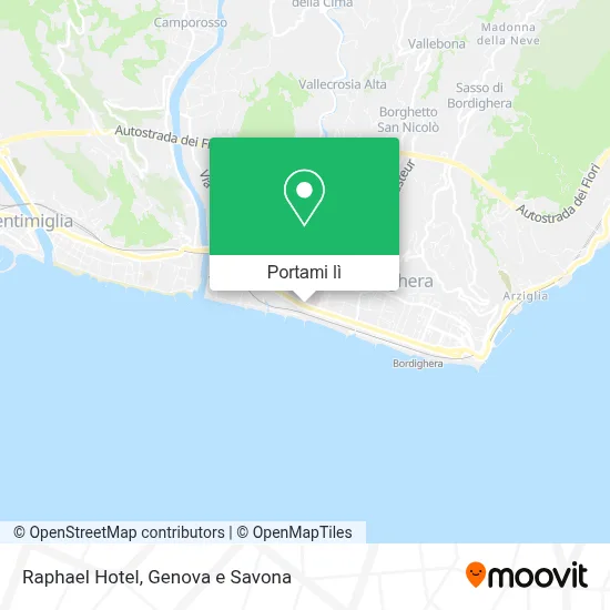 Mappa Raphael Hotel