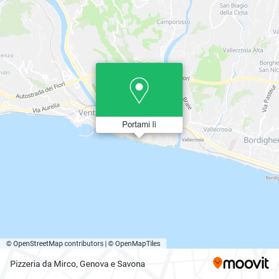 Mappa Pizzeria da Mirco