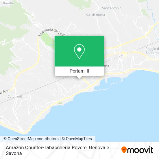 Mappa Amazon Counter-Tabaccheria Rovere