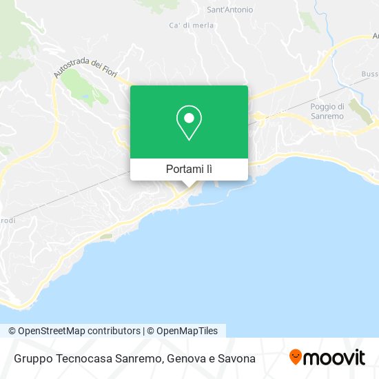 Mappa Gruppo Tecnocasa Sanremo