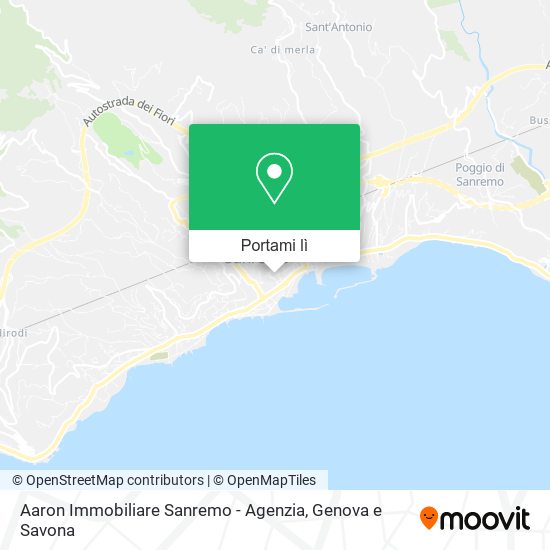 Mappa Aaron Immobiliare Sanremo - Agenzia