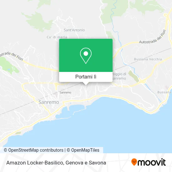 Mappa Amazon Locker-Basilico