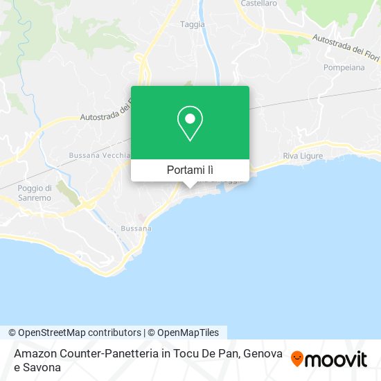 Mappa Amazon Counter-Panetteria in Tocu De Pan