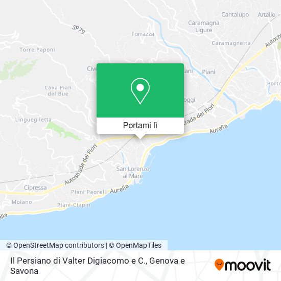 Mappa Il Persiano di Valter Digiacomo e C.