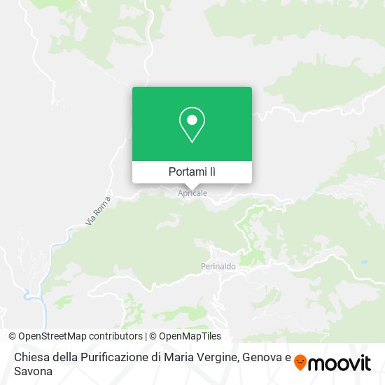 Mappa Chiesa della Purificazione di Maria Vergine