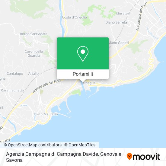 Mappa Agenzia Campagna di Campagna Davide