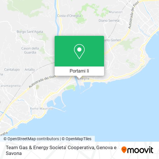 Mappa Team Gas & Energy Societa' Cooperativa