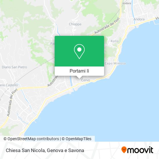 Mappa Chiesa San Nicola