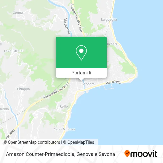 Mappa Amazon Counter-Primaedicola