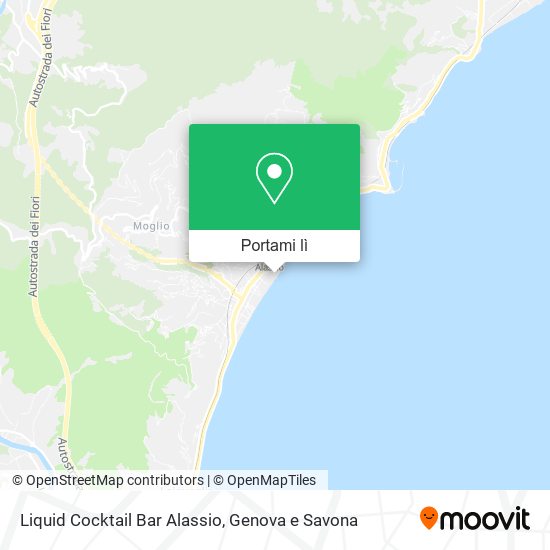 Mappa Liquid Cocktail Bar Alassio