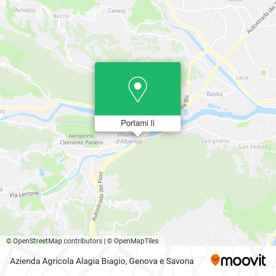 Mappa Azienda Agricola Alagia Biagio