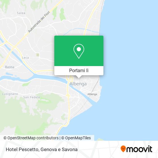 Mappa Hotel Pescetto