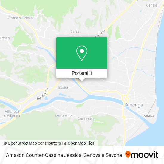 Mappa Amazon Counter-Cassina Jessica