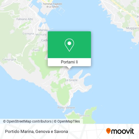 Mappa Portido Marina