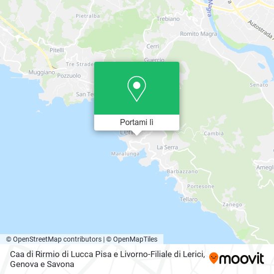 Mappa Caa di Rirmio di Lucca Pisa e Livorno-Filiale di Lerici