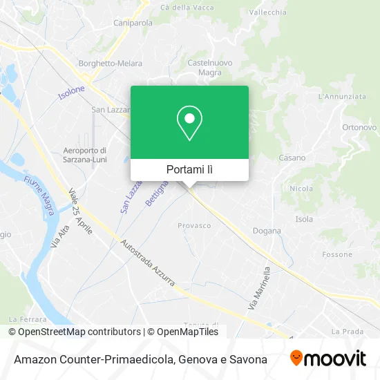 Mappa Amazon Counter-Primaedicola