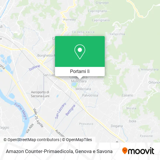 Mappa Amazon Counter-Primaedicola