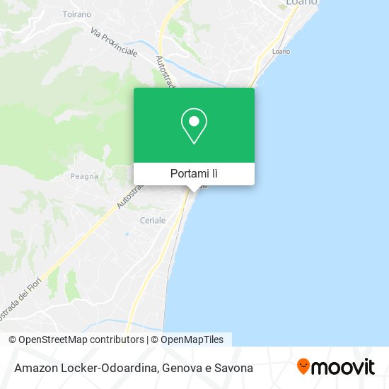 Mappa Amazon Locker-Odoardina