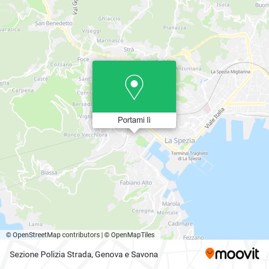 Mappa Sezione Polizia Strada