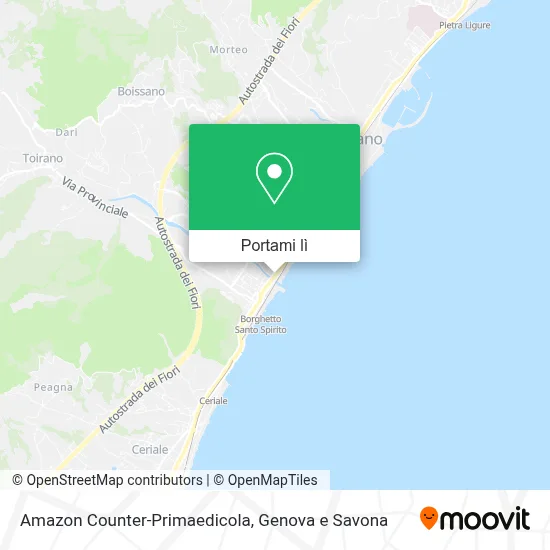 Mappa Amazon Counter-Primaedicola