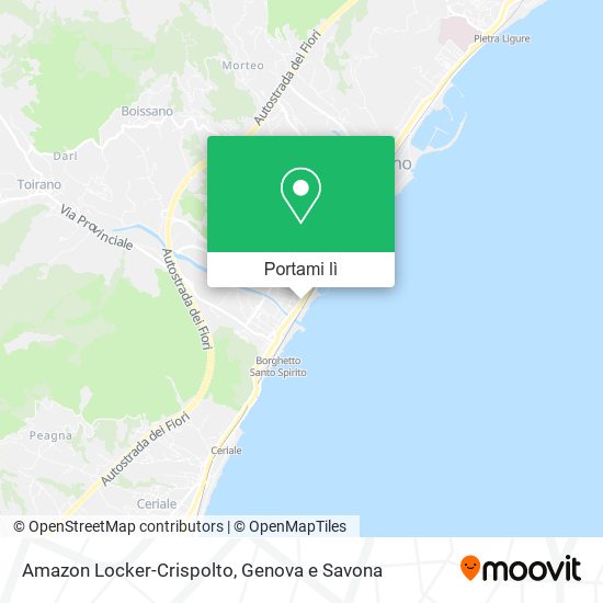 Mappa Amazon Locker-Crispolto