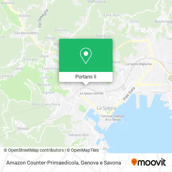 Mappa Amazon Counter-Primaedicola