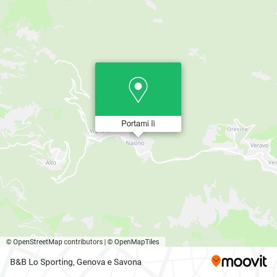 Mappa B&B Lo Sporting