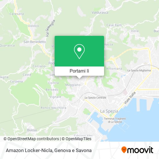 Mappa Amazon Locker-Nicla