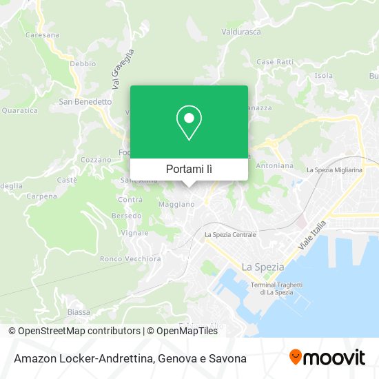 Mappa Amazon Locker-Andrettina