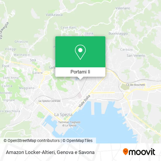 Mappa Amazon Locker-Altieri