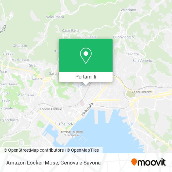 Mappa Amazon Locker-Mose