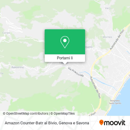 Mappa Amazon Counter-Batr al Bivio