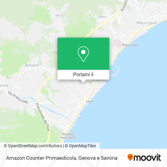 Mappa Amazon Counter-Primaedicola