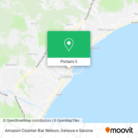 Mappa Amazon Counter-Bar Nelson