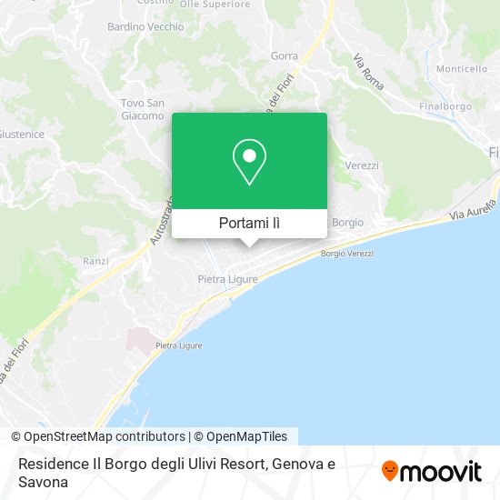 Mappa Residence Il Borgo degli Ulivi Resort