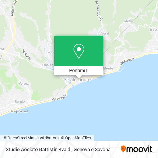 Mappa Studio Aociato Battistini-Ivaldi