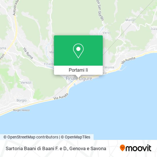Mappa Sartoria Baani di Baani F. e D.