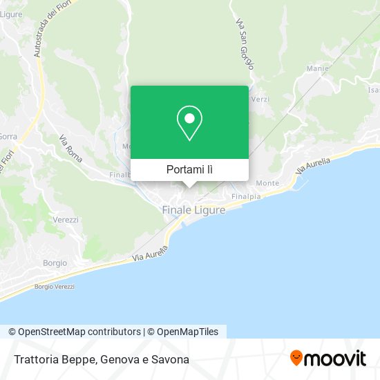Mappa Trattoria Beppe