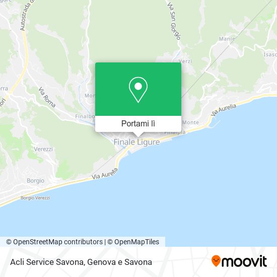 Mappa Acli Service Savona