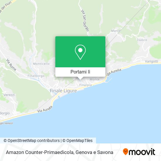 Mappa Amazon Counter-Primaedicola