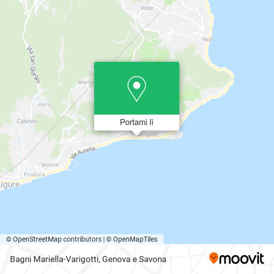 Mappa Bagni Mariella-Varigotti