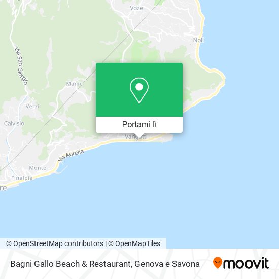 Mappa Bagni Gallo Beach & Restaurant