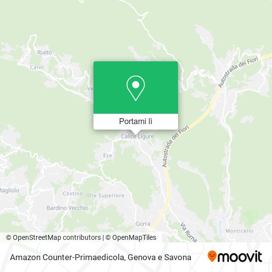 Mappa Amazon Counter-Primaedicola