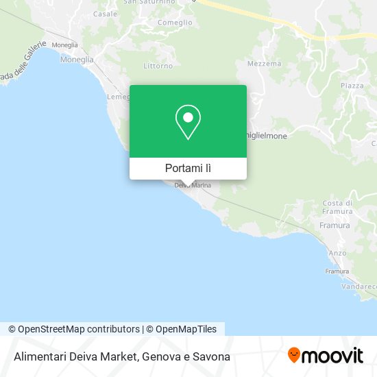 Mappa Alimentari Deiva Market