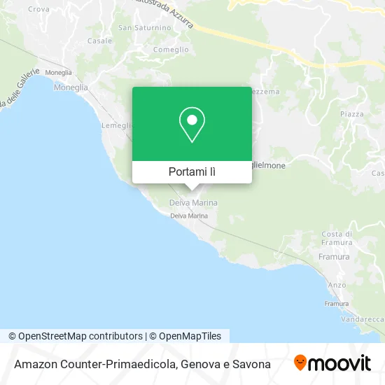 Mappa Amazon Counter-Primaedicola