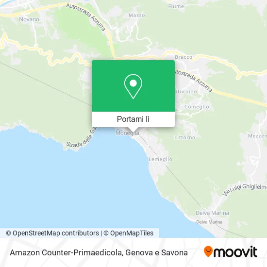 Mappa Amazon Counter-Primaedicola