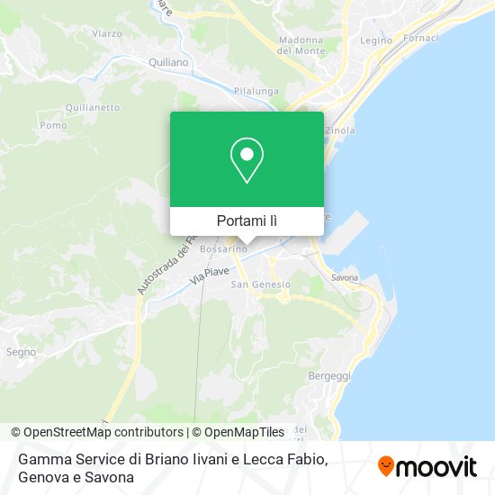 Mappa Gamma Service di Briano Iivani e Lecca Fabio